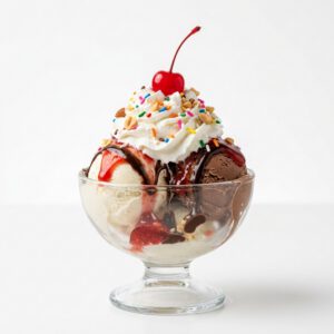 Flavored Sundaes